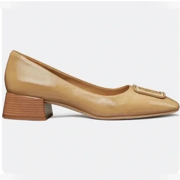 Tory Burch Shoes - Tory Burch Georgia Leather Pumps in Ginger Shortbread Tan | 7.5